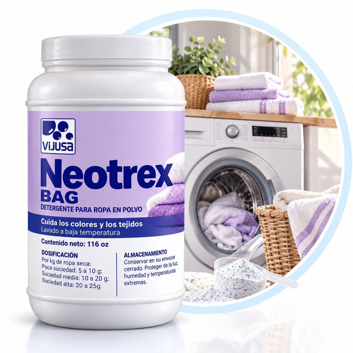 Neotrex BAG en lavandería