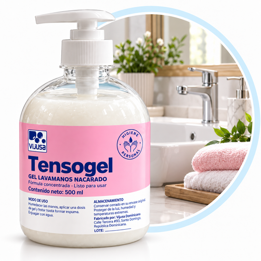 Tensogel Gel Lavamanos Nacarado Vijusa
