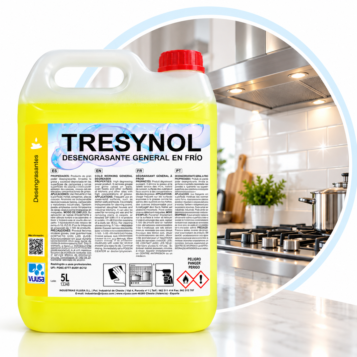 Tresynol Frío 5L - Desengrasante General en Frío VIJUSA