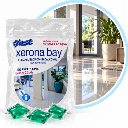 Fast Xerona Bay 25 uds - Fregasuelos Bioalcohol VIJUSA