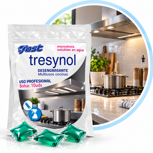 Fast Tresynol 10 uds - Desengrasante Multiusos Cocinas VIJUSA