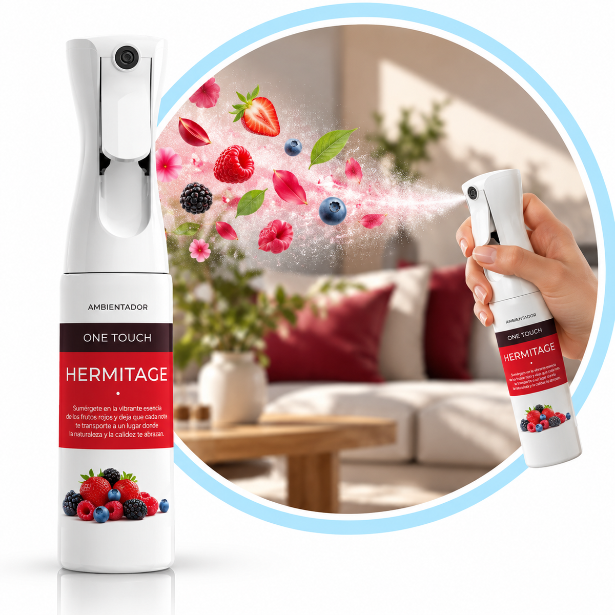 One Touch Hermitage - Ambientador Frutos Rojos VIJUSA