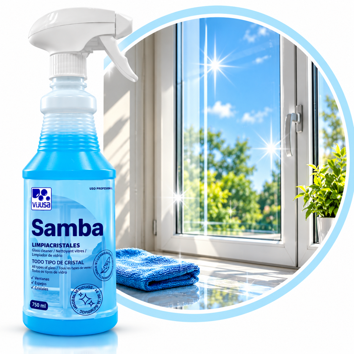 Samba Limpiacristales 750ml