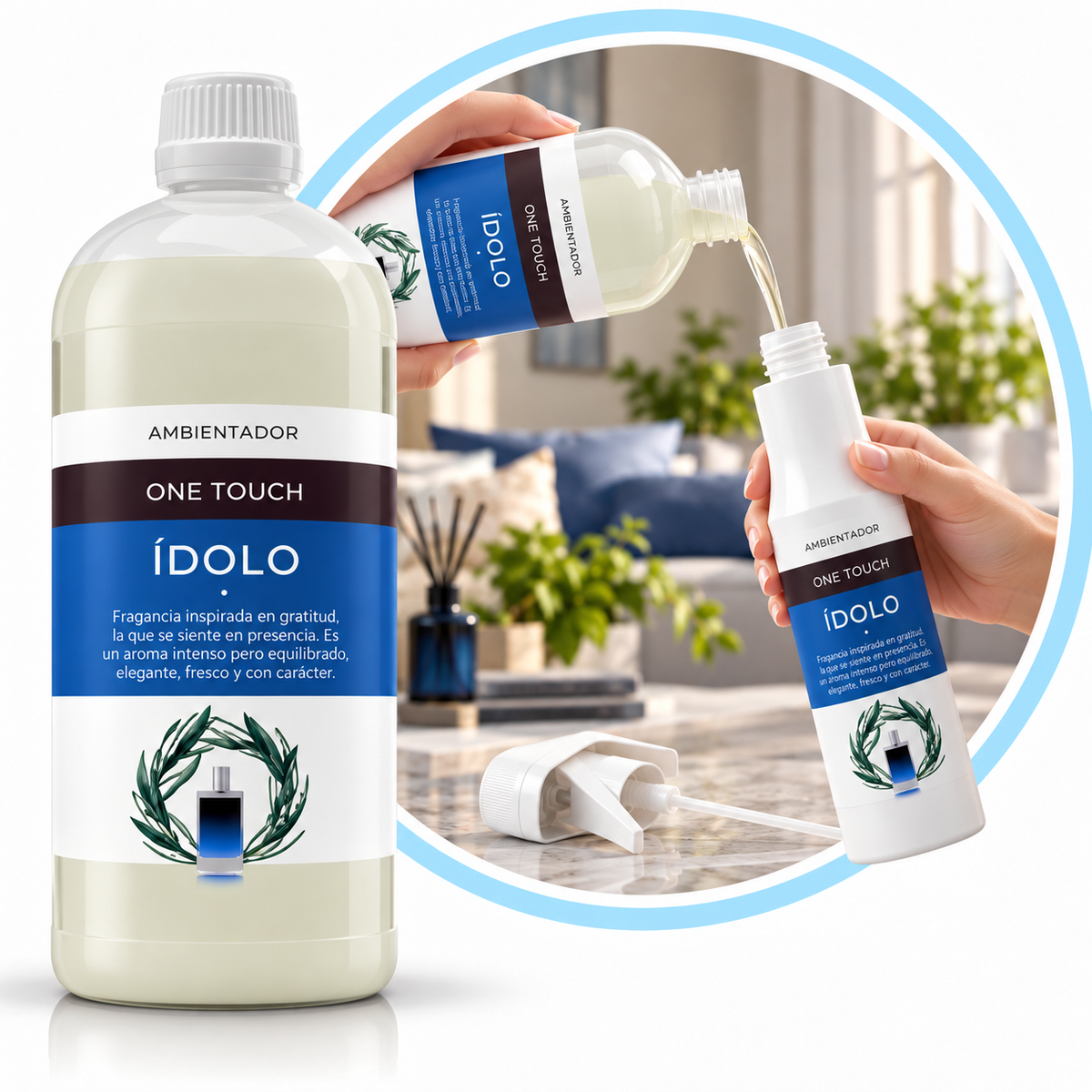 One Touch Íolo 1L - Recarga Ambientador Elegante