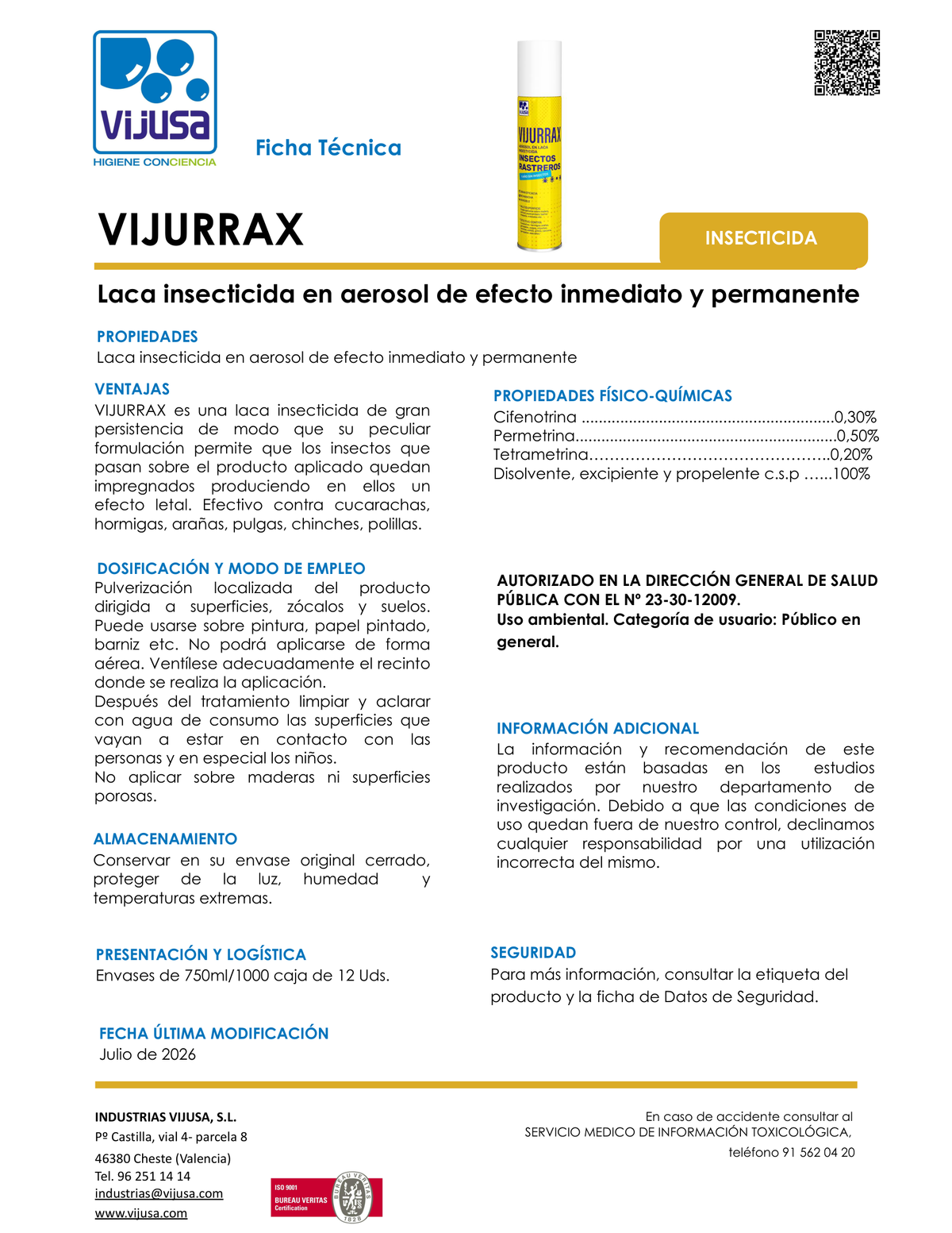 Vijurrax Insectos Rastreros